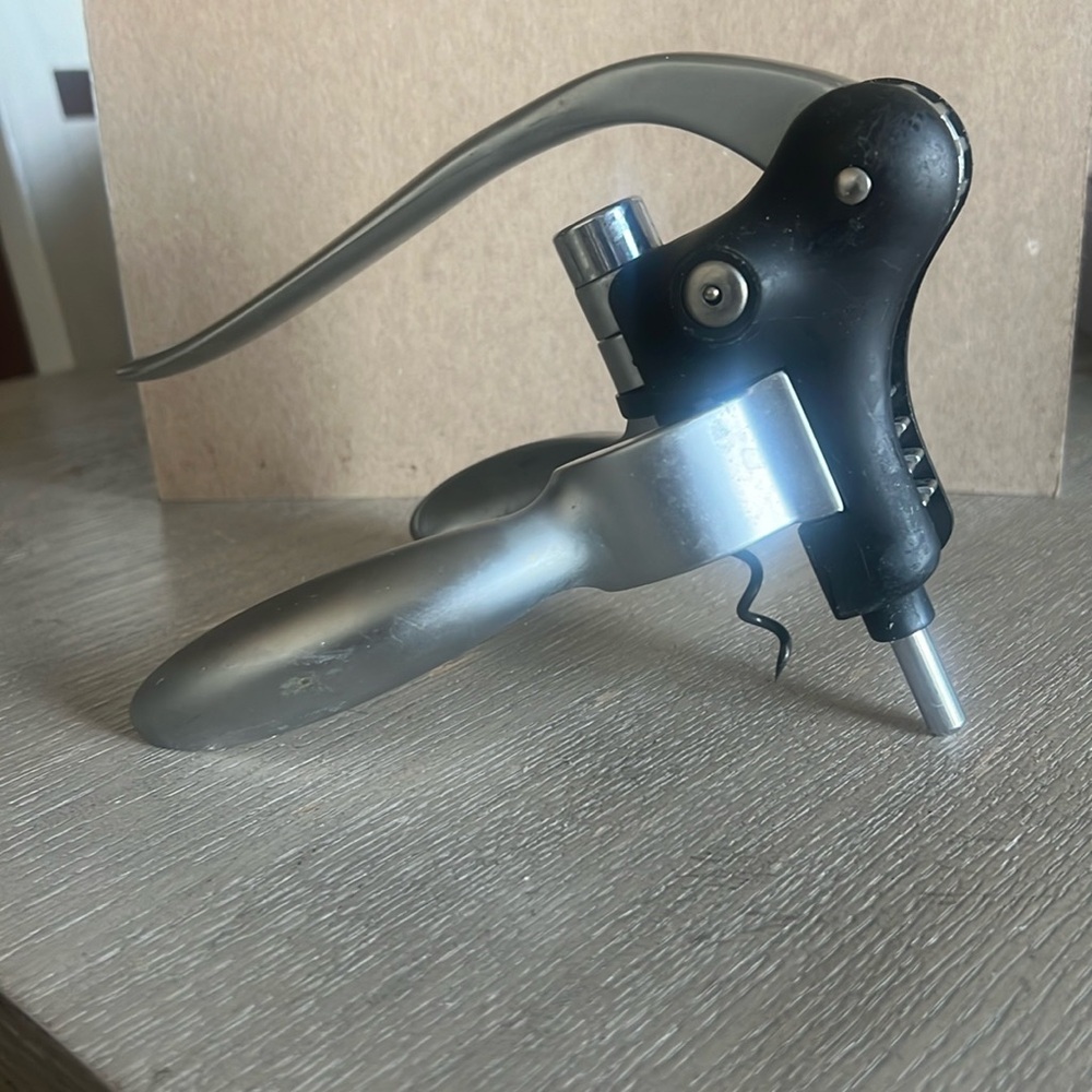 Metal heavy duty used wine opener